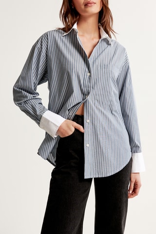 Camisa oversize - Azul noche