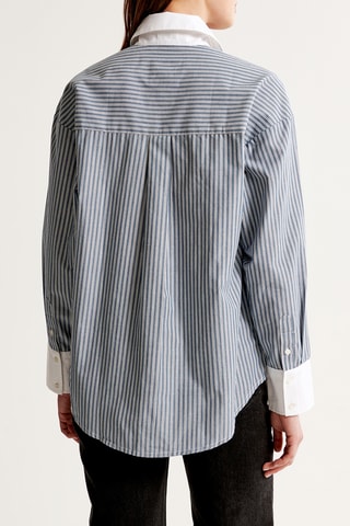 Camisa oversize - Azul noche