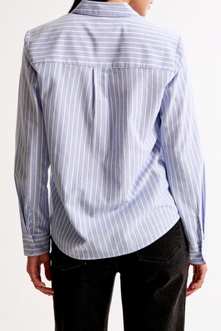 Camisa relaxed fit - Azul marino