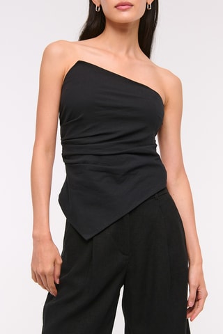 Top bustier - Noir
