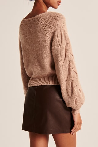 Minijupe taille haute - Bordeaux