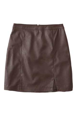 Minijupe taille haute - Bordeaux