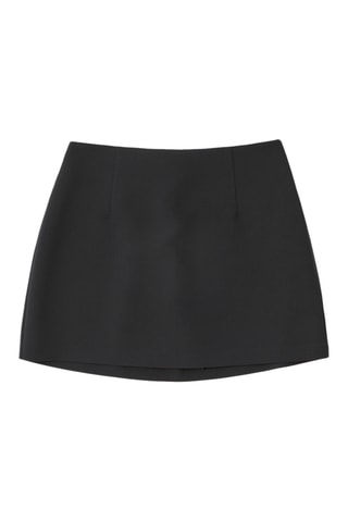 Minijupe taille haute - Noir