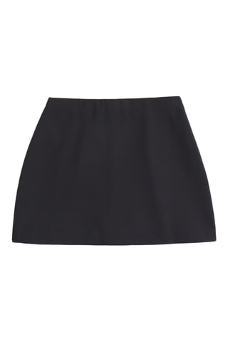 Minijupe taille haute - Noir