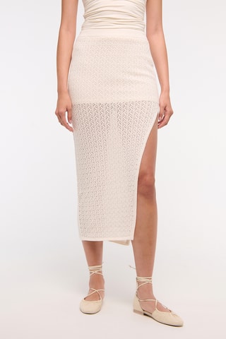 Jupe droite - Beige