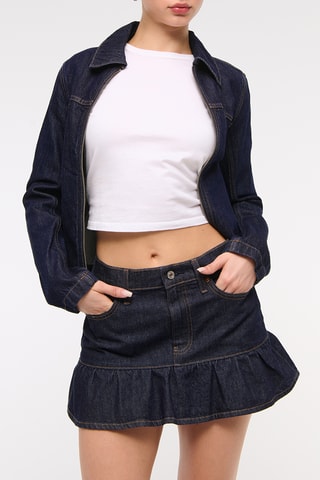 Jupe en jean - Bleu marine