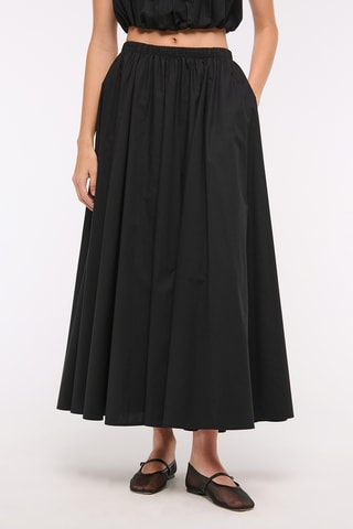 Falda larga - Negro