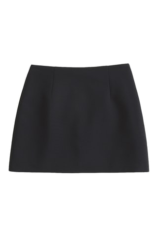 Minijupe taille haute - Noir