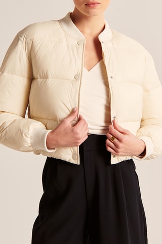 Doudoune courte - Beige