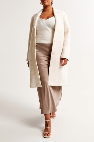Manteau en laine - Ecru