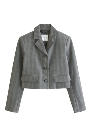 Veste courte - Gris chiné