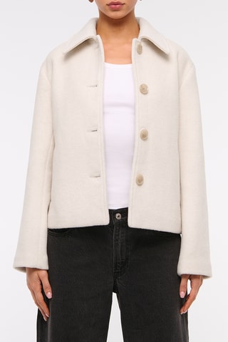 Manteau en laine - Gris