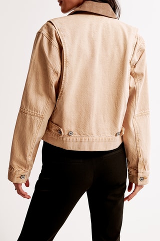 Veste en jean - Marron