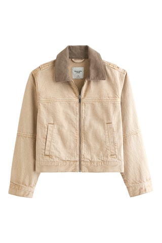 Veste en jean - Marron