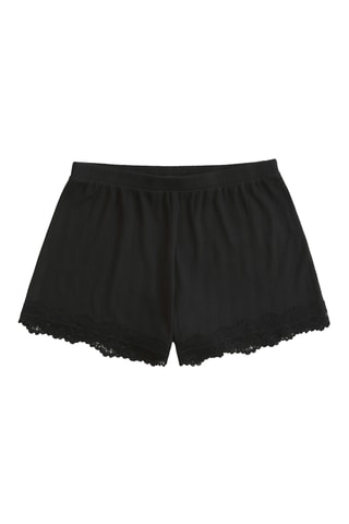 Short de pyjama - Noir