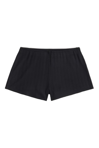 Short de pyjama - Noir