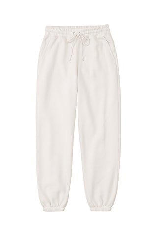 Jogging polar de tiro alto - Blanco