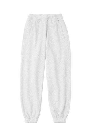 Jogging polar de tiro alto - Gris jaspeado