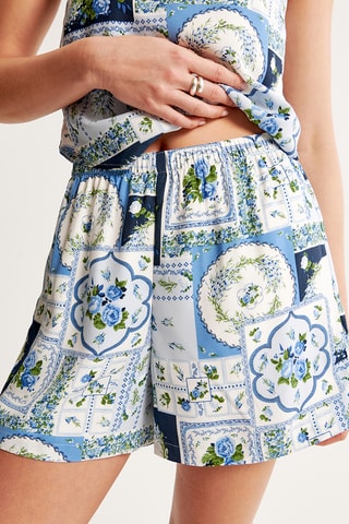 Short taille haute - Bleu marine
