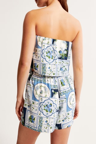 Short taille haute - Bleu marine