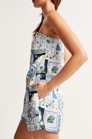 Short taille haute - Bleu marine