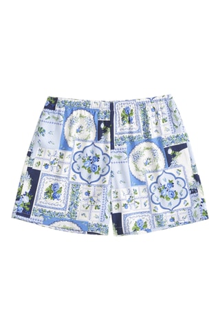 Short taille haute - Bleu marine