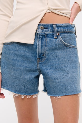 Short en jean - Bleu