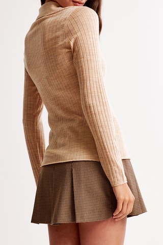 Gilet en mérinos - Beige