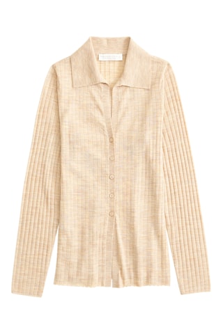 Gilet en mérinos - Beige