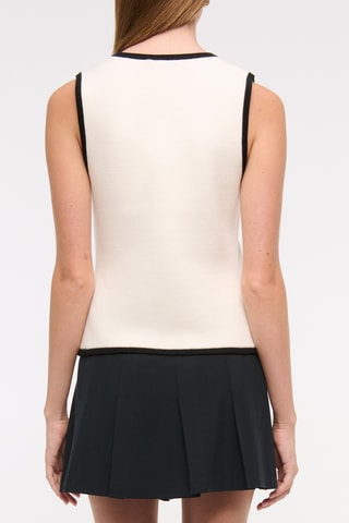 Gilet sans manches - Ecru