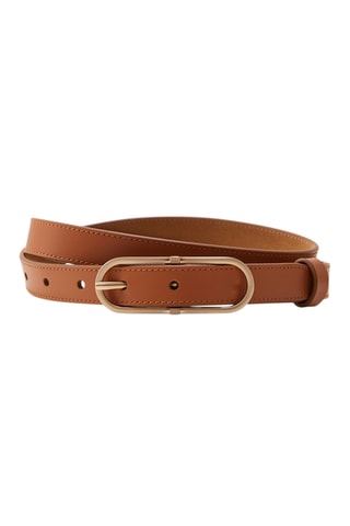 Ceinture en cuir - Marron