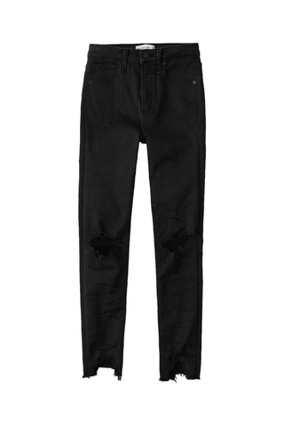 Jean skinny taille haute - Noir