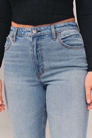 Jean taille haute - Indigo