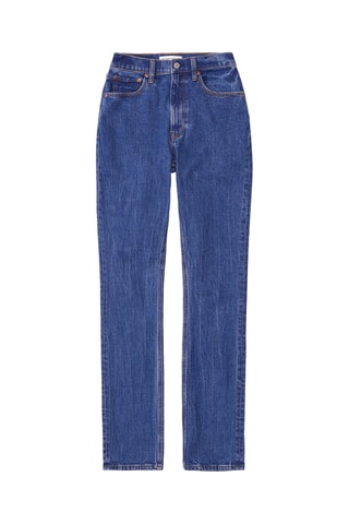 Jean slim taille haute - Bleu foncé
