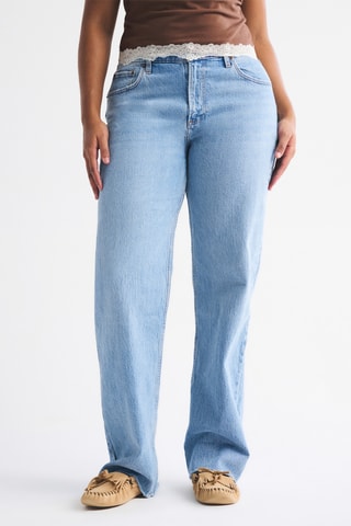 Jean baggy - Bleu cobalt