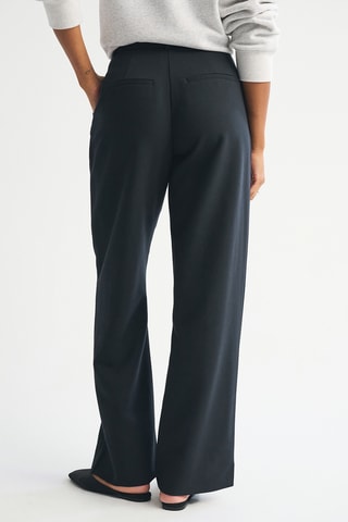 Pantalon wide legs taille haute - Noir