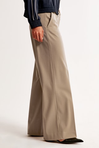 Pantalón wide leg - Marrón