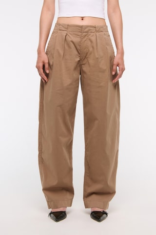 Pantalón relaxed fit - Marrón claro