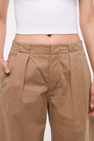Pantalón relaxed fit - Marrón claro