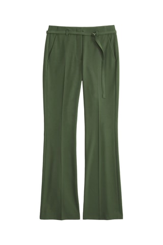 Pantalón flare - Caqui