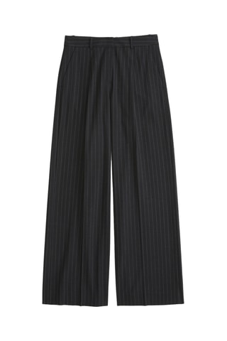 Pantalón wide leg - Negro