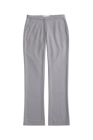 Pantalón bootcut - Gris claro