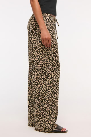 Pantalon wide legs - Marron