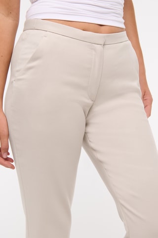 Pantalón bootcut - Gris claro