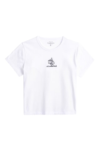 T-shirt slim - Blanc