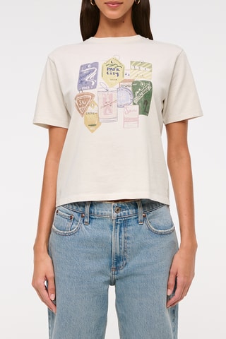 T-shirt relaxed - Ecru