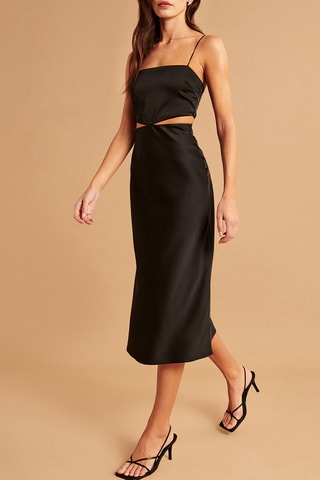 Robe midi - Noir