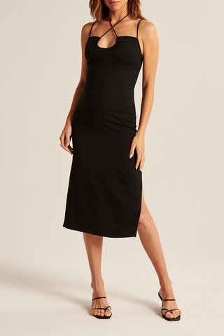 Vestido midi - Negro