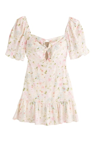 Vestido recto - Blanco