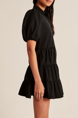 Vestido camisero - Negro